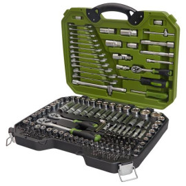 Alloid. Универсальный набор инструмента 1/4" & 3/8"&1/2", 218 предм. (НГ-4218П)