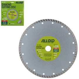 Alloid. Диск алмазный отрезной Turbo 230 мм