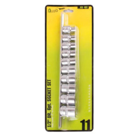 Alloid. Набор головок 1/2" на планке, 10,11,12,13,14,17,19,21,22,24 mm. 11 предм.(НГП-4011)