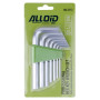 Alloid. Набор ключей шестигранных, изогнутых. 7 предм. 2,5-10 мм. (НШ-0712)