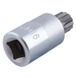 HANS. торцевая  головка с вставкой  1/2" 12-гр.16мм   L55mm  (4028M16)