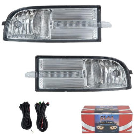 Фары доп.модель Chevrolet Aveo Sedan II/2006-12/CV-304L/9006-12V51W+LED-2W/FOG+DRL/эл.проводка