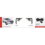 Фары доп.модель Toyota Prado FJ150 2017-20/TY-946L/LED-12V6W/эл.проводка