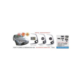 Фары доп.модель Toyota Corolla SD 2018-/TY-9377L-1/H8-12V35W+DRL-6W/6W/FOG+DRL+TURN/эл.проводка