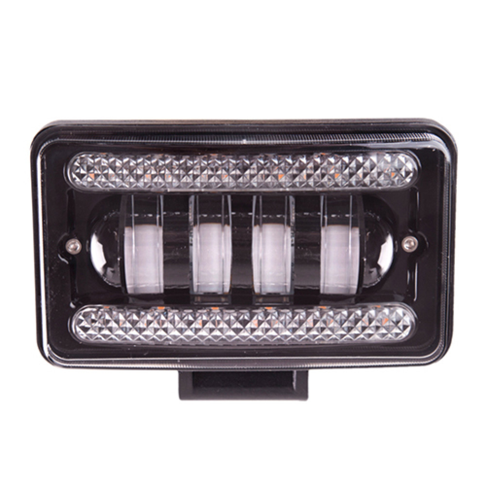 Фара рабочего света + DRL  LP-7716 HI+LOW (150*90*70) 9-36V/40W/6000K