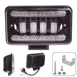 Фара рабочего света + DRL  LP-7716 HI+LOW (150*90*70) 9-36V/40W/6000K