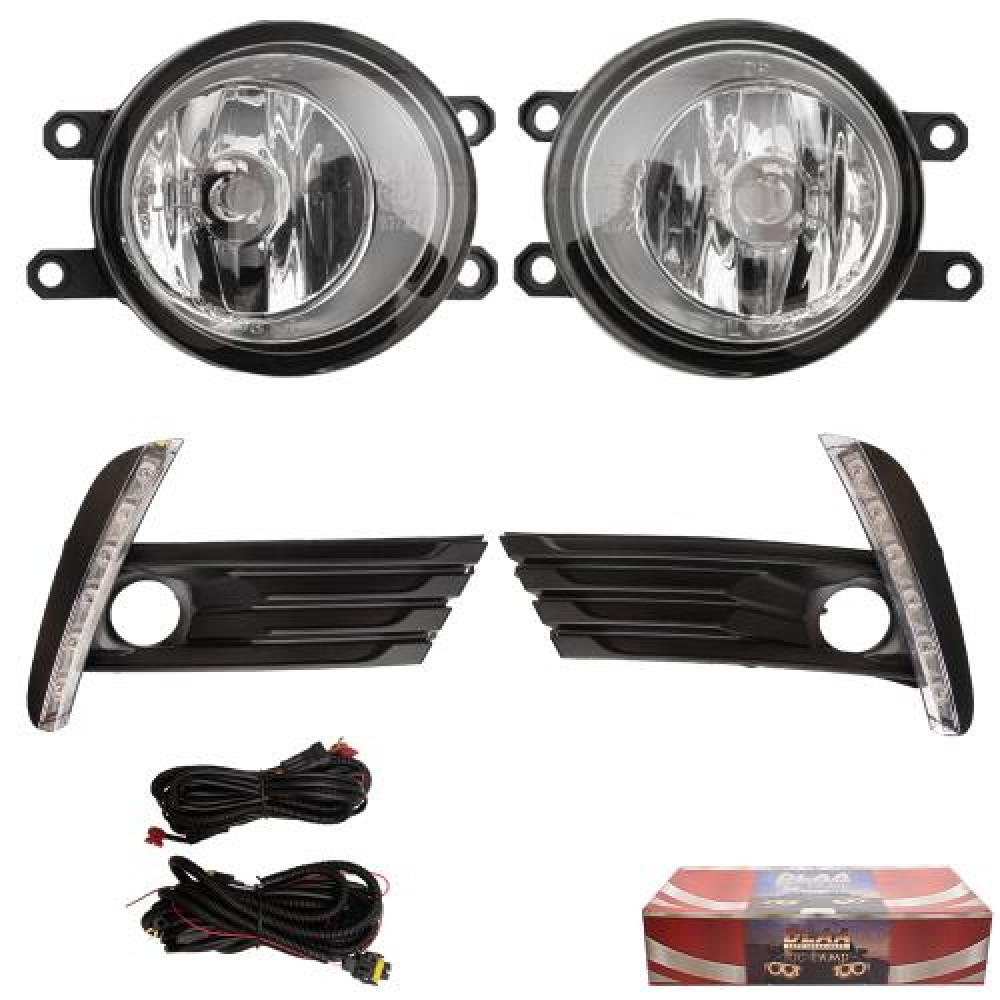 Фары доп.модель Toyota Corolla 2016-18/TY-577L1-A/H11-12V55W+DRL-3W/3W/FOG+DRL+TURN/эл.проводка