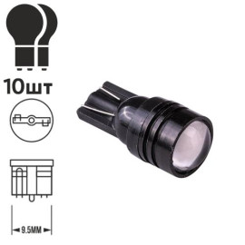 Лампа PULSO/габаритная/LED T10/W2.1x9.5d/W5W/1SMD-5050/12v/0.5w/80lm White with lens