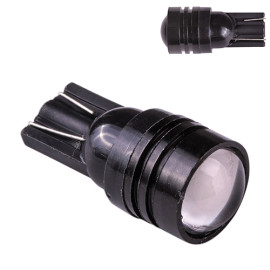 Лампа PULSO/габаритная/LED T10/W2.1x9.5d/W5W/1SMD-5050/12v/0.5w/80lm White with lens