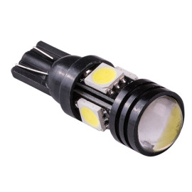 Лампа PULSO/габаритная/LED T10/W2.1x9.5d/W5W/4SMD-5050/12v/1.5w/72lm White with lens