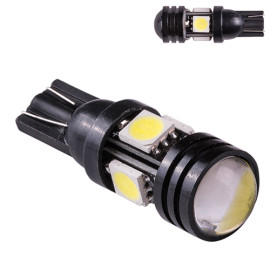 Лампа PULSO/габаритная/LED T10/W2.1x9.5d/W5W/4SMD-5050/12v/1.5w/72lm White with lens