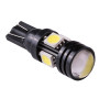 Лампа PULSO/габаритная/LED T10/W2.1x9.5d/W5W/4SMD-5050/12v/1.5w/72lm White with lens