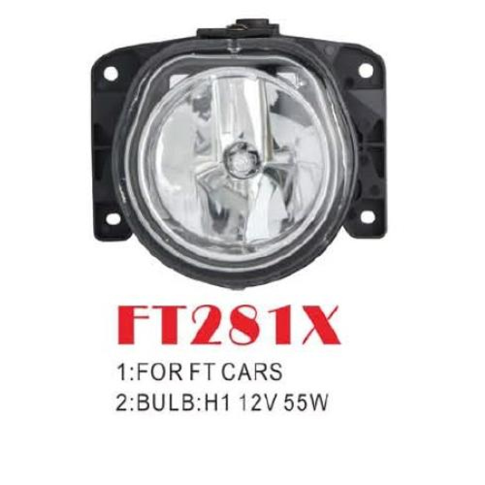Фары доп.модель Fiat Cars/FT-281X/H1-12V55W/эл.проводка
