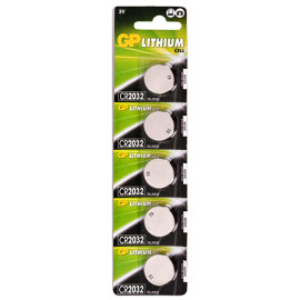 Батарейка GP дисковая Lithium Button Cell 3.0V CR2032-8U5 литиевые (CR2032)