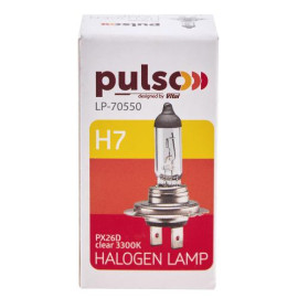 Лампа PULSO/галогенная H7/PX26D 12v55w clear/c/box
