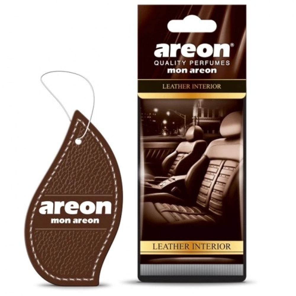 Освежитель воздуха AREON сухой листик "Mon" Leather Interior