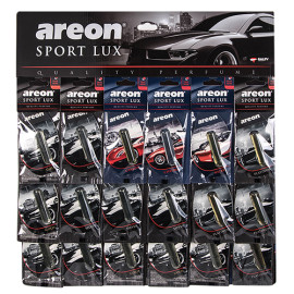 Освежитель воздуха жидкий листик AREON "SPORT LUX"  MIX на планшете 5ml