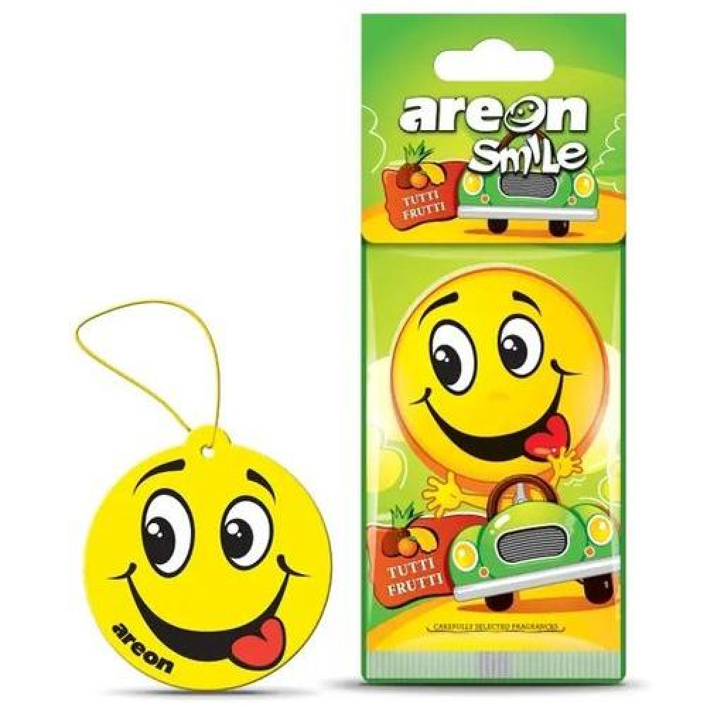 Освежитель воздуха AREON сухой листик Smile Dry Tutti Frutti