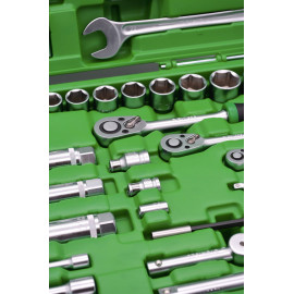 Профессиональный набор инструмента 1/4", 3/8", 1/2" 216ед. TOPTUL GCAI216R