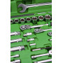 Профессиональный набор инструмента 1/4", 3/8", 1/2" 216ед. TOPTUL GCAI216R