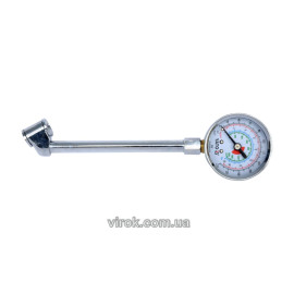 Манометр до коліс вантажних авто YATO : L= 140 мм, P= 0-15 Bar (220 PSI) [25/100]
