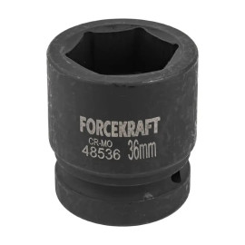 Головка торцева ударна 1" 36 мм (6-гр.) FORCEKRAFT FK-48536