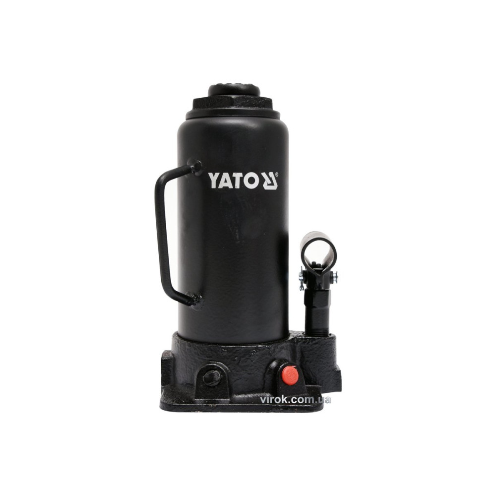 Домкрат гідравлічний стовбцевий YATO : 12 т, H= 230 - 465 мм [2/72]