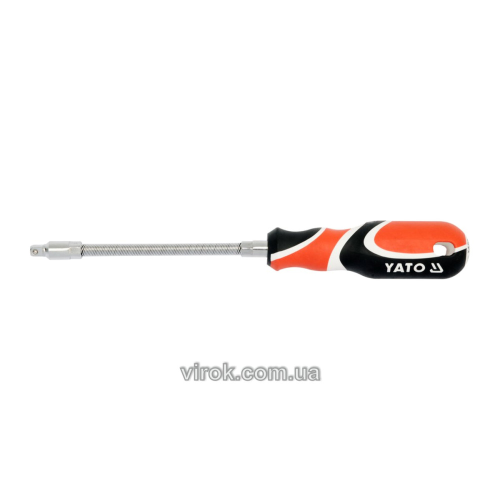 Викрутка з гнучким стержнем 6-гр. YATO : HEX 1/4" x 150 мм [9/96]