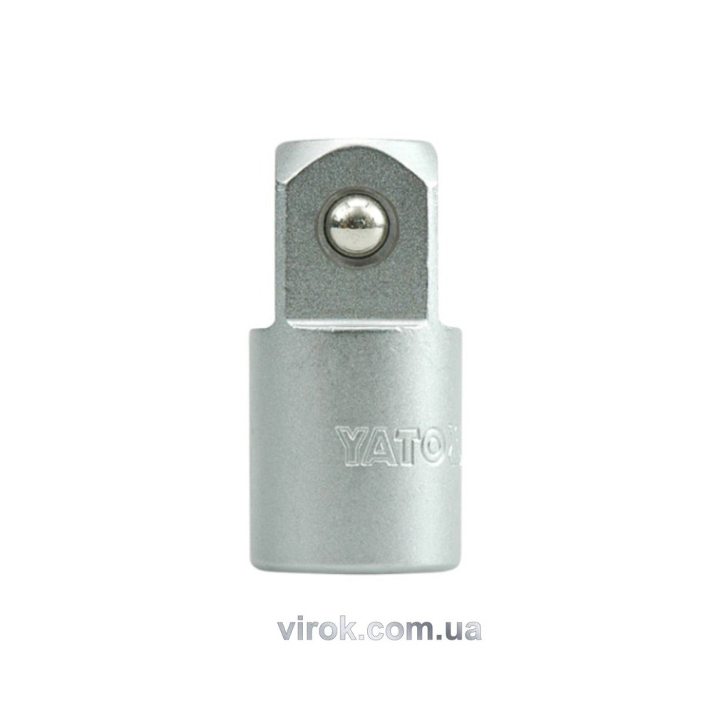Перехідник для головок торцевих YATO : квадрат 1/2"(F) - 3/4" (М), L= 45,5 мм [10/50/100]