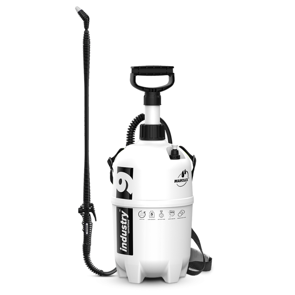 Оприскувач ранцевий MAROLEX Industry Acid line 9: 9L 0,4MPa,FPM. штанга 65-111см,шланг170см [4]