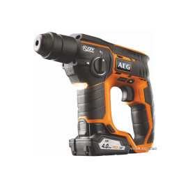 Перфоратор акумуляторний SDS+ AEG : 2 x Li-Ion 12В, 4 Агод, 800 об/хв 0.9 Дж, Ø≤13 мм(бетон) кейс DW