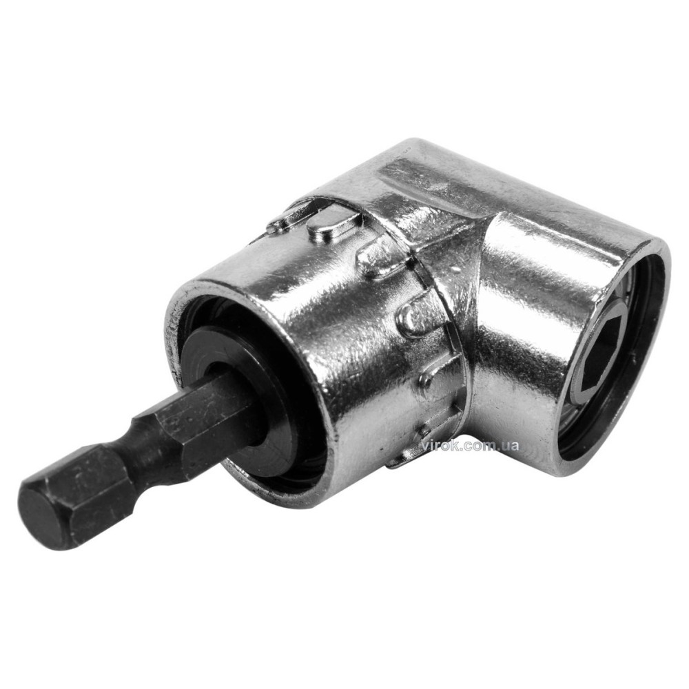 Тримач-адаптер кутовий YATO : HEX - 1/4", L= 37 мм, F=12 Нм, під кутом 105° [100]