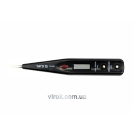 Індикатор напруги YATO контрольний цифровий 12-250 V LCD [20/500]