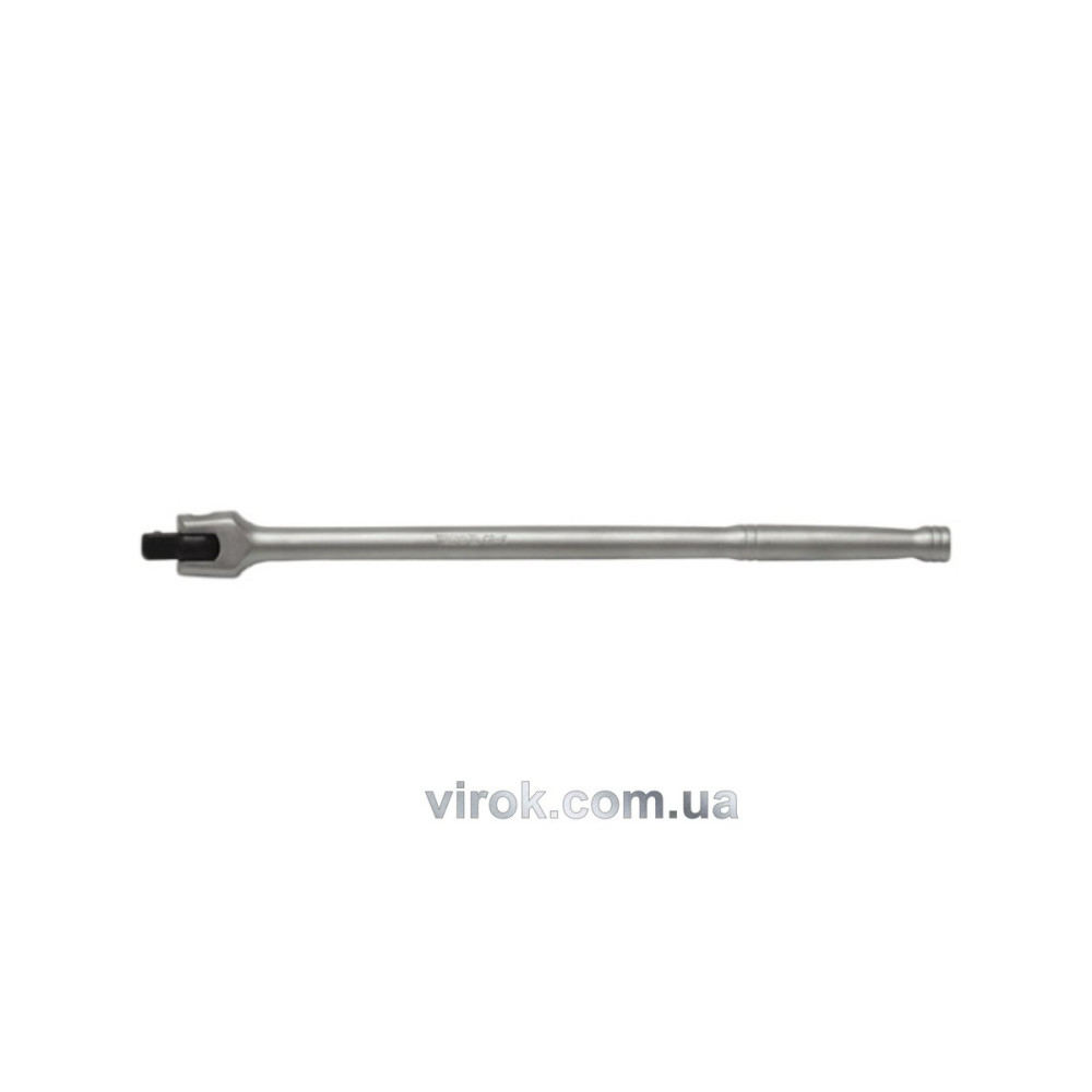 Вороток шарнірний YATO : квадрат M= 1/4", L= 140 мм [10/100/200]