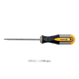 Викрутка зіркова VOREL : TORX-Security Т25 х 100 мм. CrV [12/36/144]