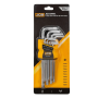Haбіp Г-подіб. ключів подовжених з отвором TORX 9 пр. (T10H-T50H) JCB Tools JCB-5098TL