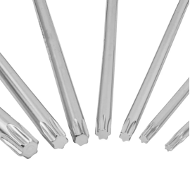 Haбіp Г-подіб. ключів екстра довгих TORX 7 пр. (T10-T40) JCB Tools JCB-5071XL