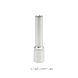 Головка торцева 6-гранна YATO : подовжена, квадрат 1/4", М= 6 мм, L= 50 мм [24/240/480]