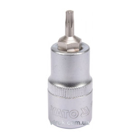 Головка торцева до квадрату 1/2" YATO з насадкою "TORX" Т20, L= 55 мм [40/240]