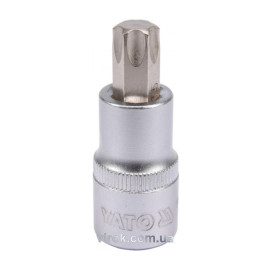 Головка торцева до квадрату 1/2" YATO з насадкою "TORX" Т55, L= 55 мм [40/240]
