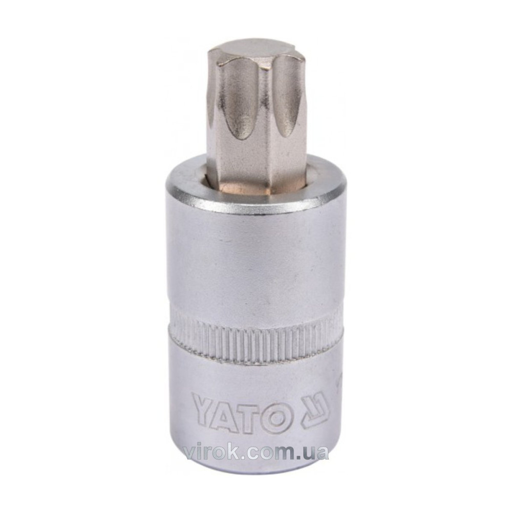 Головка торцева до квадрату 1/2" YATO з насадкою "TORX" Т60, L= 55 мм [40/160]