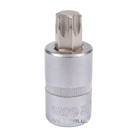 Головка торцева до квадрату 1/2" YATO з насадкою "TORX" Т60, L= 55 мм [40/160]