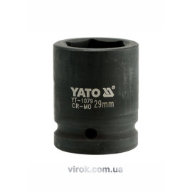 Головка торцева ударна 6-гранна YATO : квадрат 3/4", М= 29 мм, L= 53 мм [12/48]