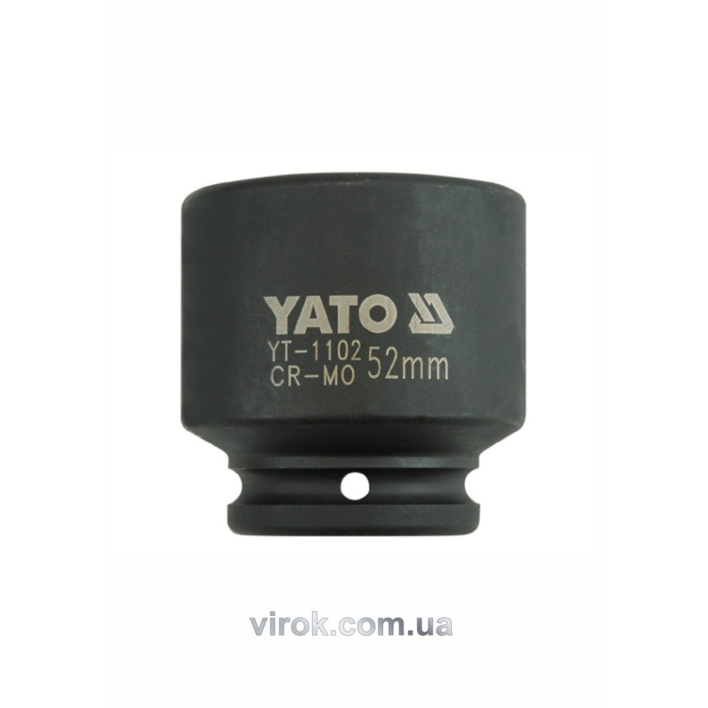 Головка торцева ударна 6-гранна YATO : квадрат 3/4", М= 52 мм, L= 72 мм [2/8]