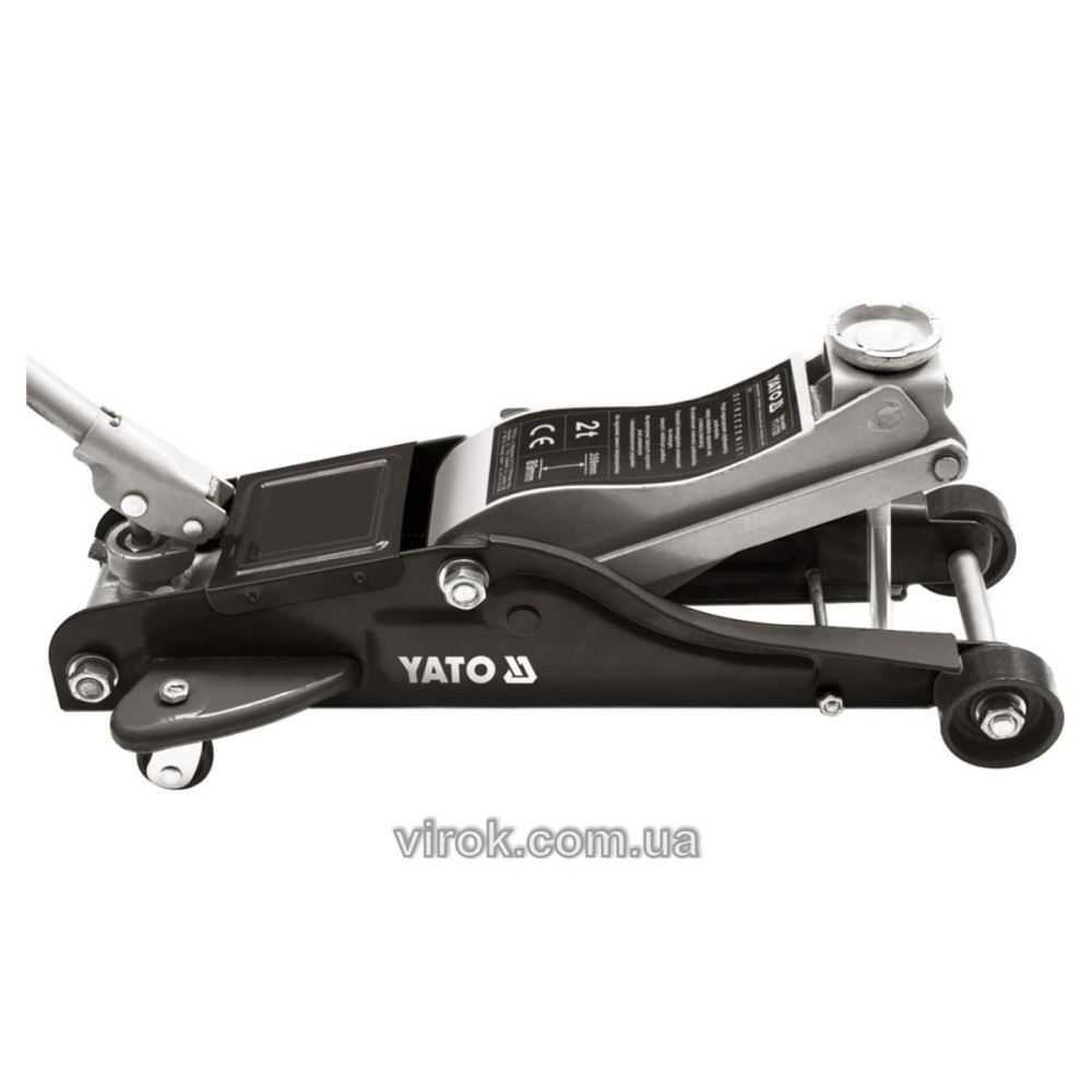 Домкрат гідравлічний підкатний YATO : 2 т, H= 89 - 359 мм [1/36]