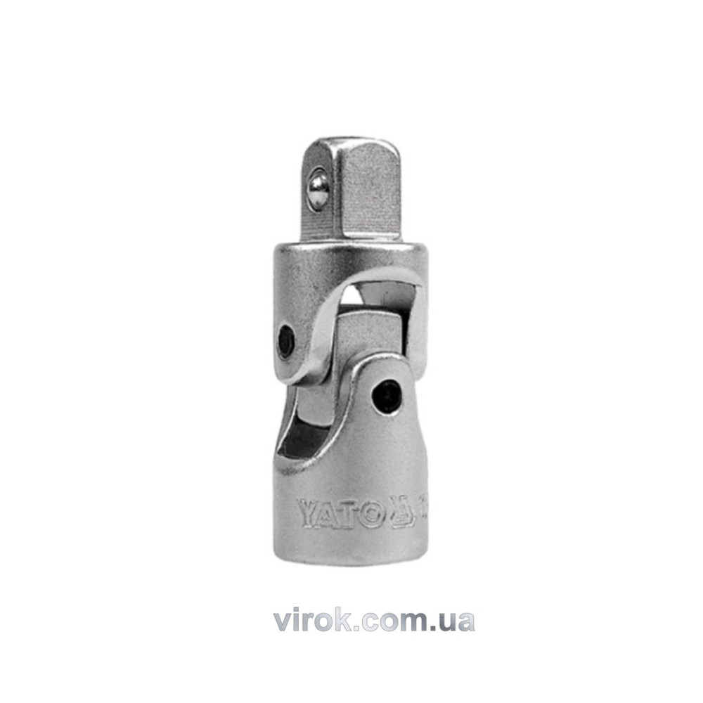 Карданний шарнір для головок торцевих YATO : квадрат 1/4", L= 35 мм [20/120/240]