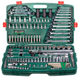 HANS. Набор инструмента 163 предмета 1/4", 3/8",1/2" (6 гран.)