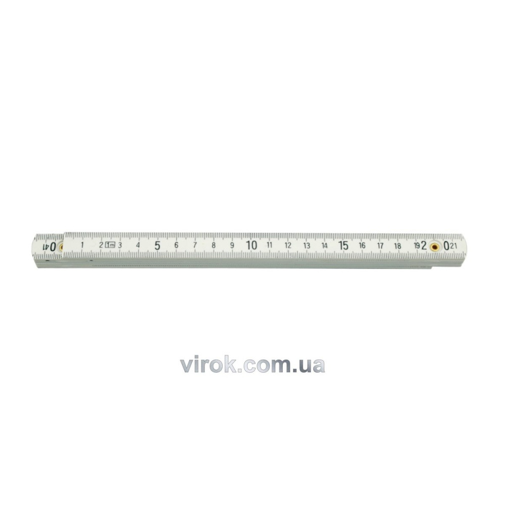 Метр складений пластмасовий VOREL : L= 1 м [20/200]
