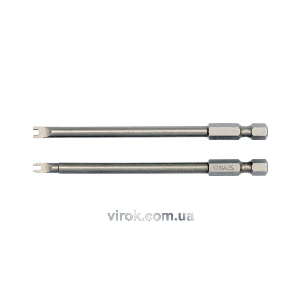 Набір насадок викруткових YATO : SPANNER #4-#8, HEX 1/4", L= 100 мм. 2 шт. [25/100]