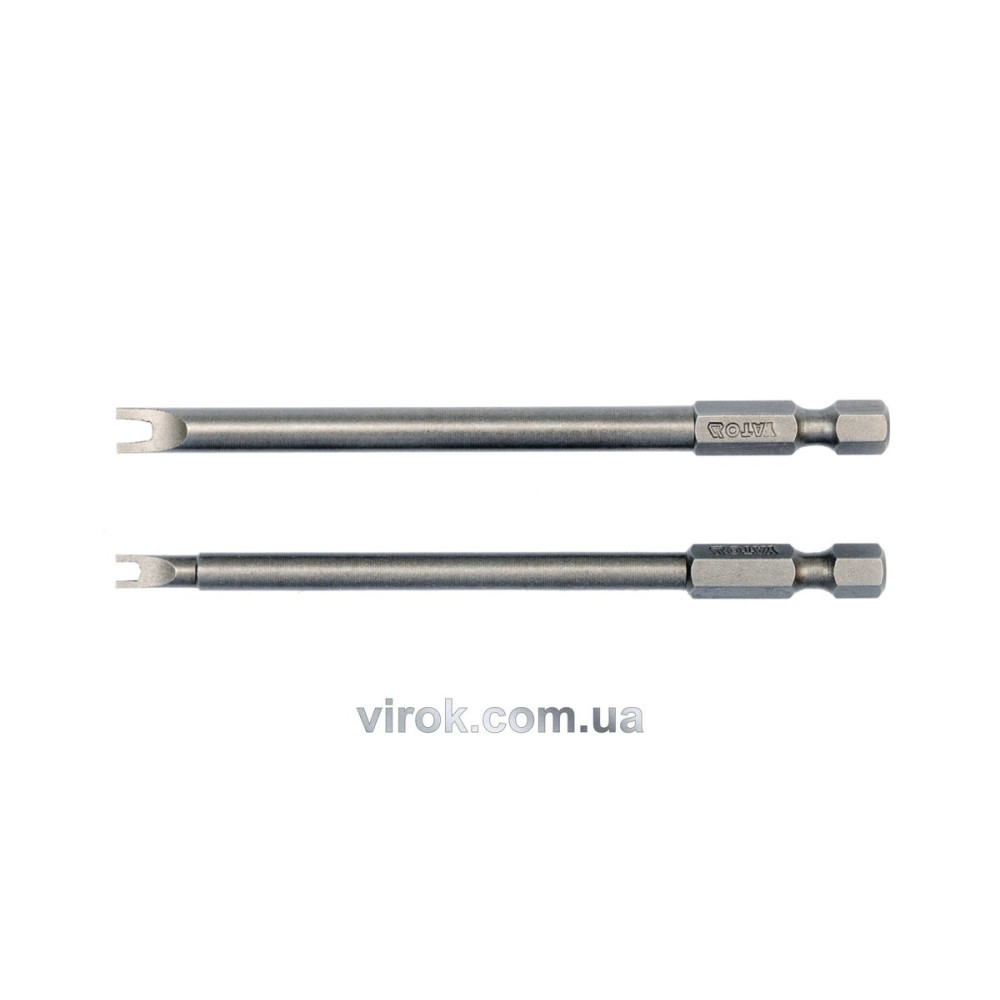 Набір насадок викруткових YATO : SPANNER #6-#10, HEX 1/4", L= 100 мм. 2 шт. [25/100]
